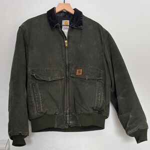 Carhartt Men's Dark Green Bomber Jacket